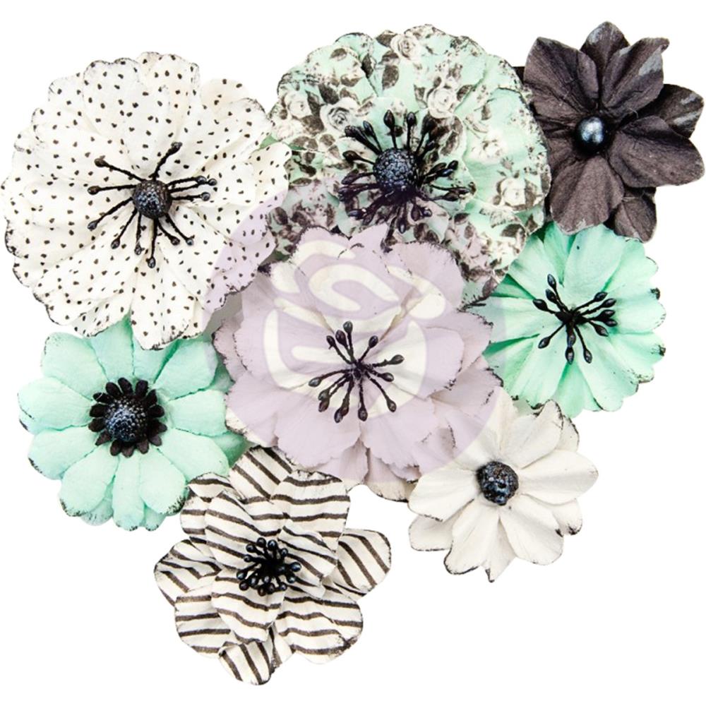 Набор цветов "Grey & Mint" из коллекции "Flirty Fleur"