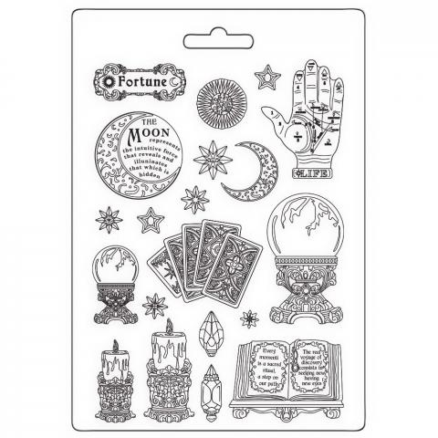 Молд пластиковый Fortune Astrology, формат А4, Stamperia 
