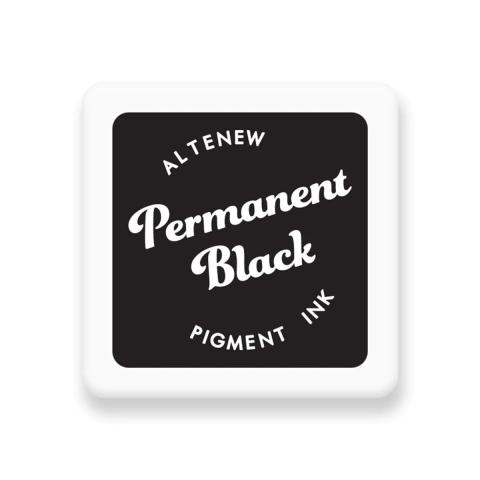 Штемпельная мини подушечка Permanent Black Pigment Ink от Altenew