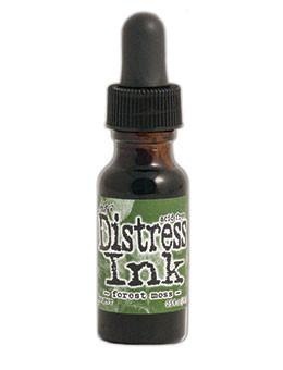 Заправка для штемпельной подушечки Distress Ink "Forest Moss" от Ranger