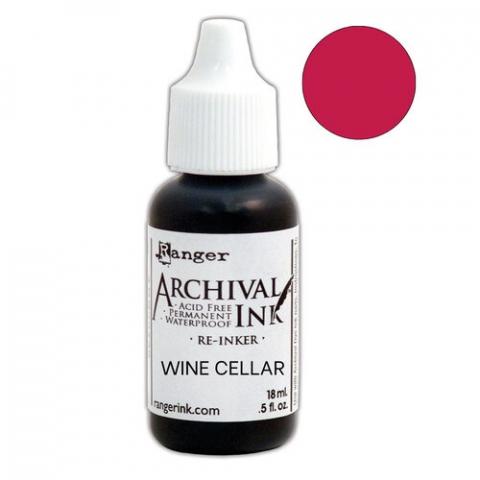 Заправка для штемпельной подушечки Archival Ink "Wine Cellar" от Ranger