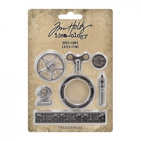 Набор металлических украшений Idea-ology Odds and Ends от Tim Holtz