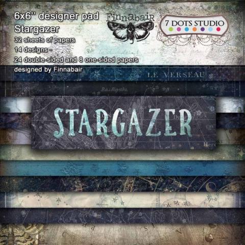 Набор бумаги из коллекции "Stargazer" 16 листов