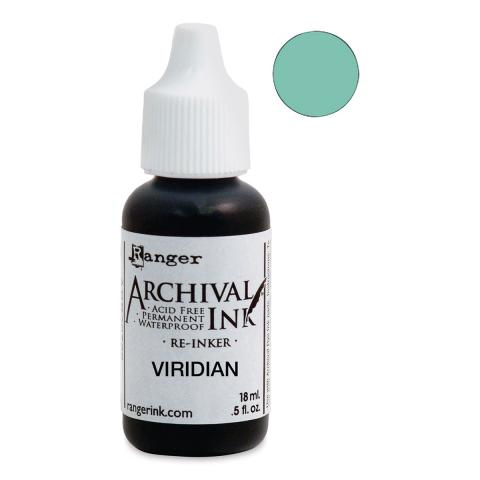 Заправка для штемпельной подушечки Archival Ink "Viridian" от Ranger