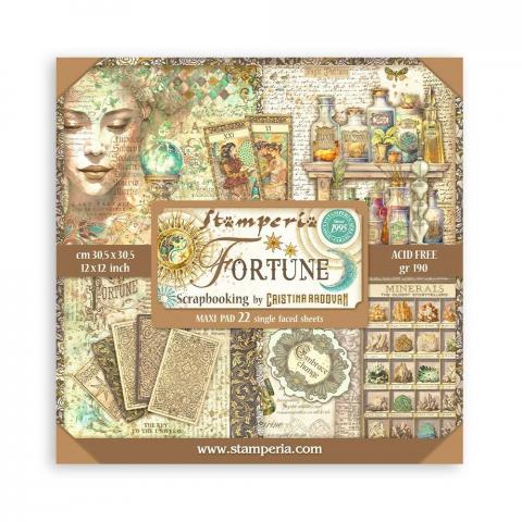 Набор бумаги "Fortune" 22 листа от Stamperia 