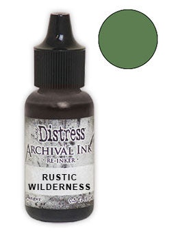 Заправка для штемпельной подушечки Distress Archival Ink "Rustic Wilderness" от Ranger