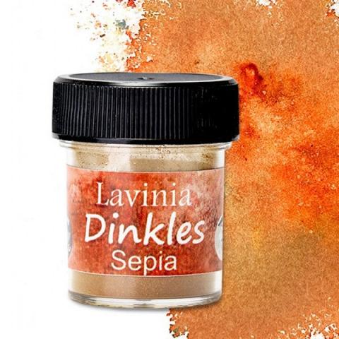 Сухая краска Dinkles Ink Powder Sepia LAVINIA