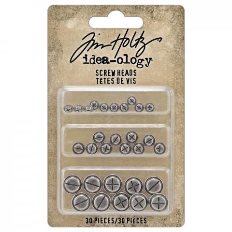 Набор металлических украшений Idea-ology Screw Heads от Tim Holtz