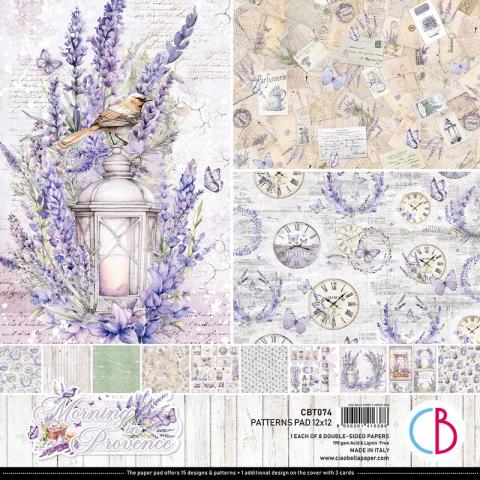 Набор фоновой бумаги MORNING IN PROVENCE Patterns 8 листов 30*30см